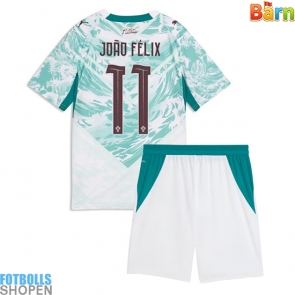 Billiga Portugal Joao Felix #11 Bortatröja Barn VM 2026 Kortärmad (+ Korta byxor)